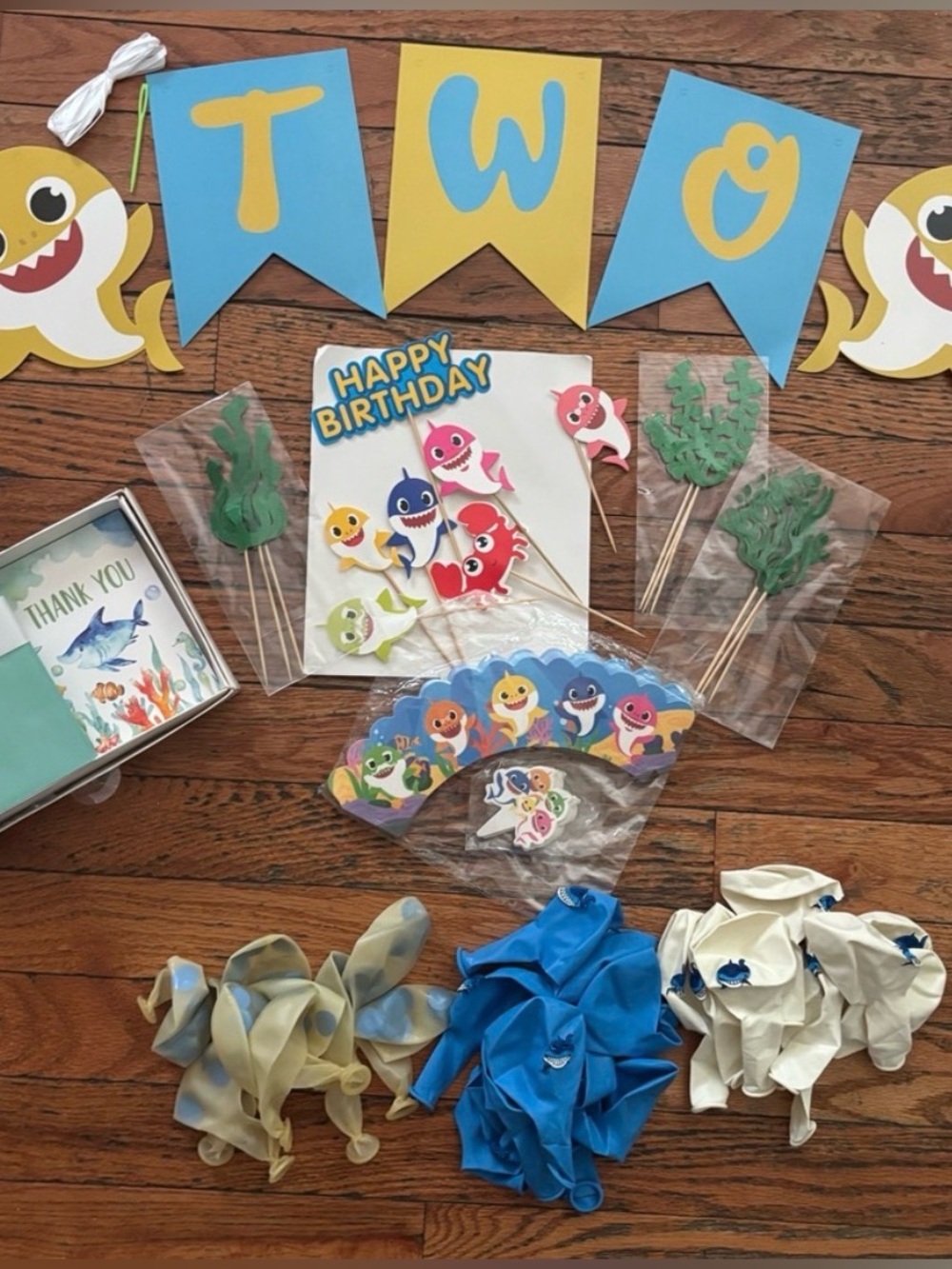 Baby Shark “Two” Birthday Party Decoration Kit